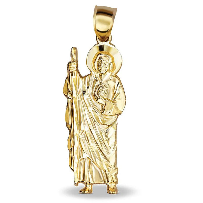 14k Gold Saint Jude Pendant