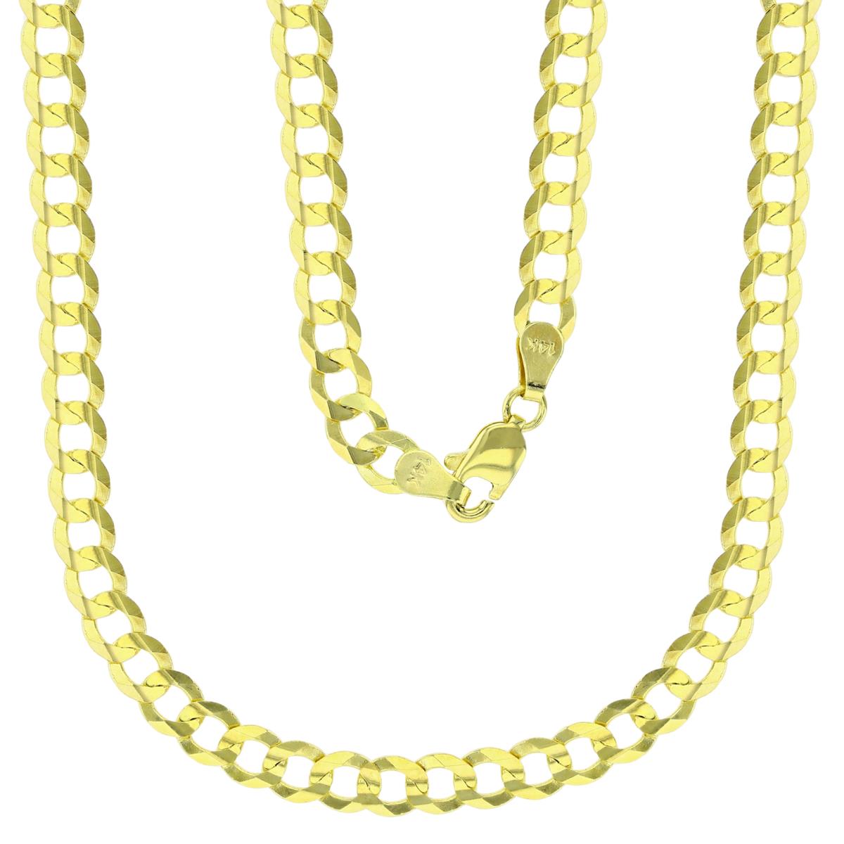 Real 14k Gold Curb Chain - 4.5mm