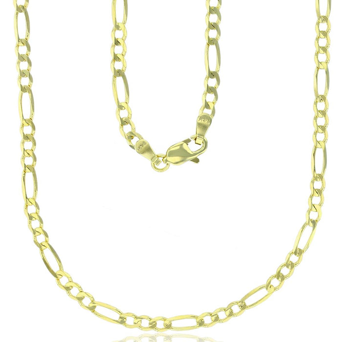 Real 14k Gold Figaro Chain - 3mm