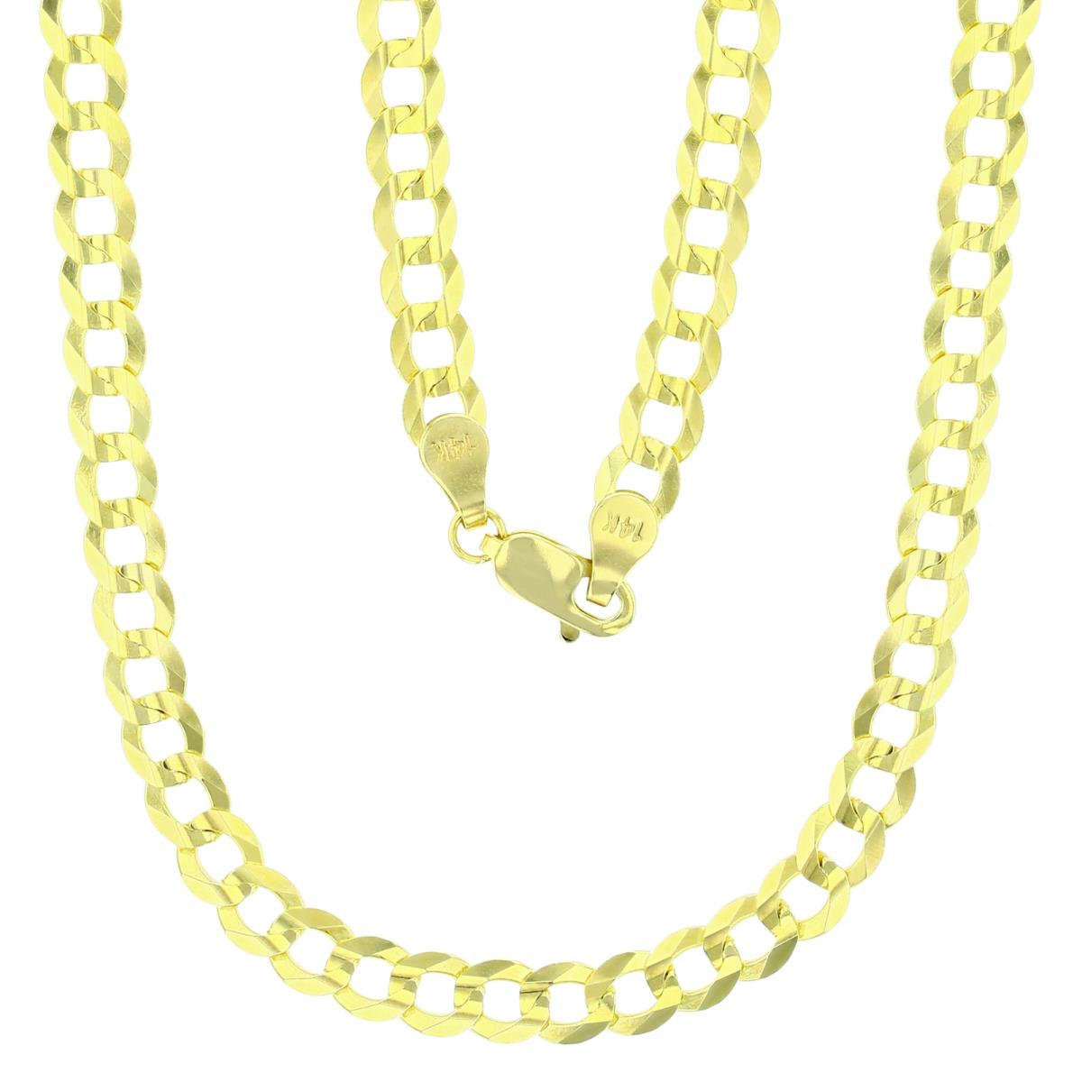 Real 14k Gold Curb Chain - 5.5mm