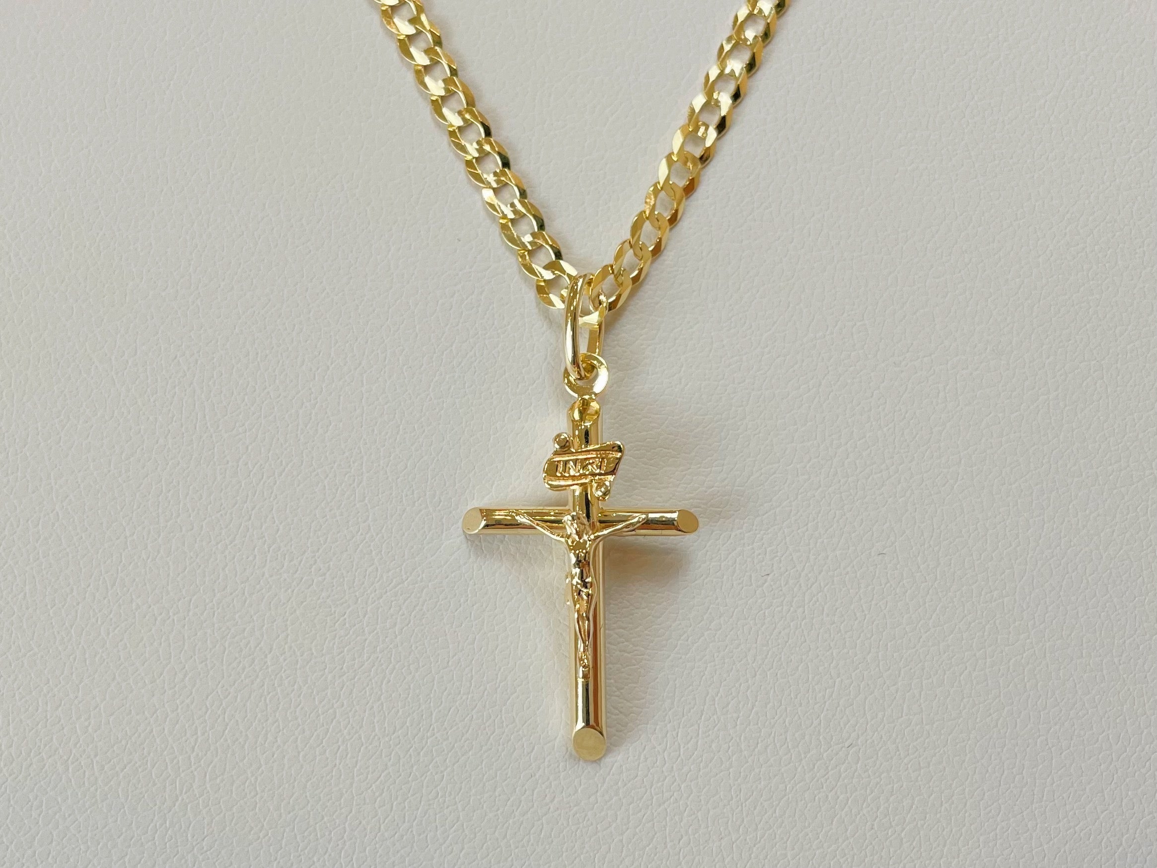 14k Gold Cross Chain