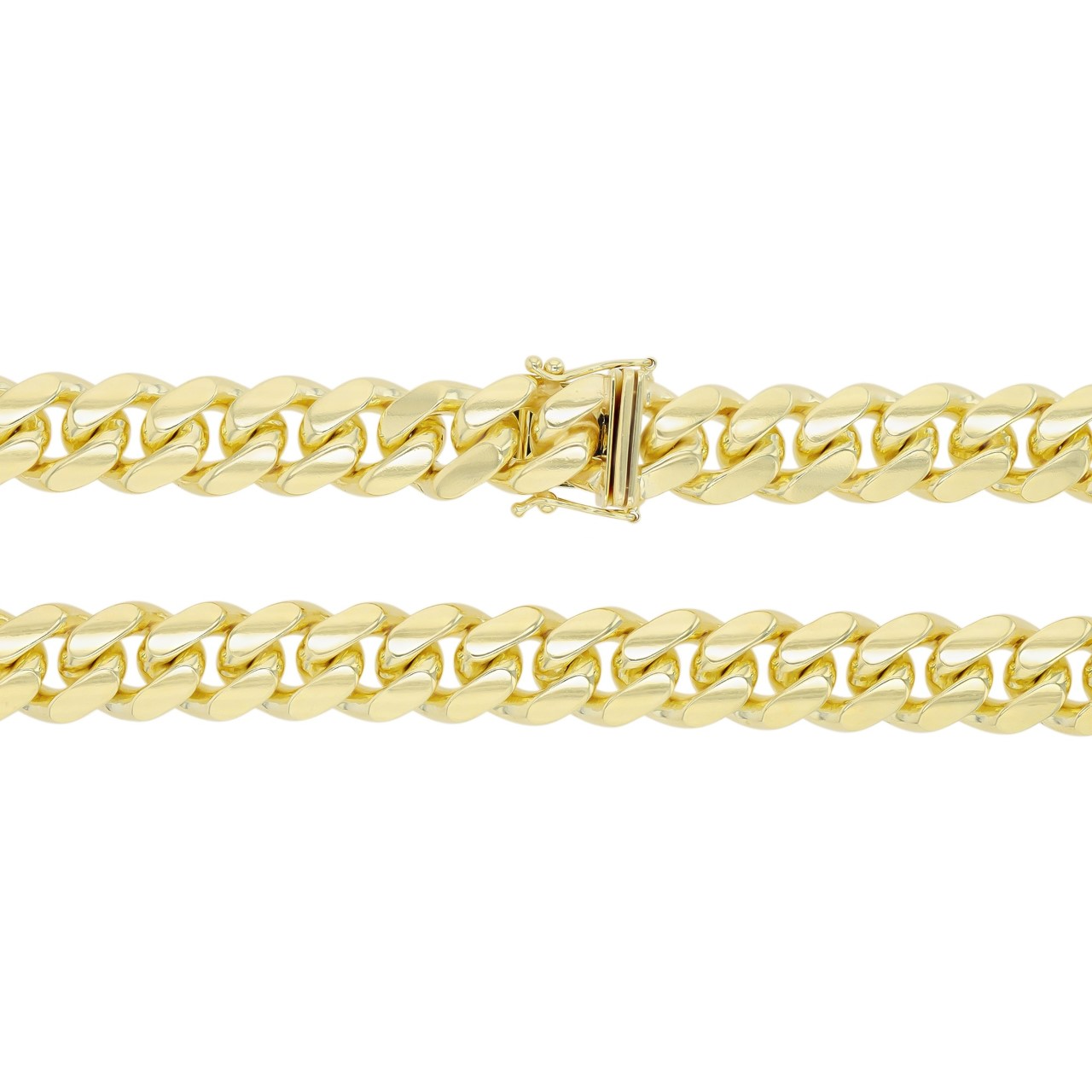14k Solid Gold Miami Cuban Chain - 10mm