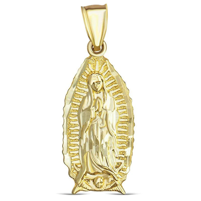 14k Gold Guadalupe Pendant