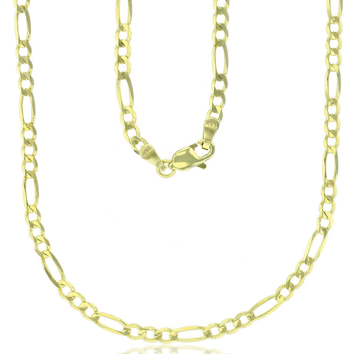 Real 14k Gold Figaro Chain - 3.7mm