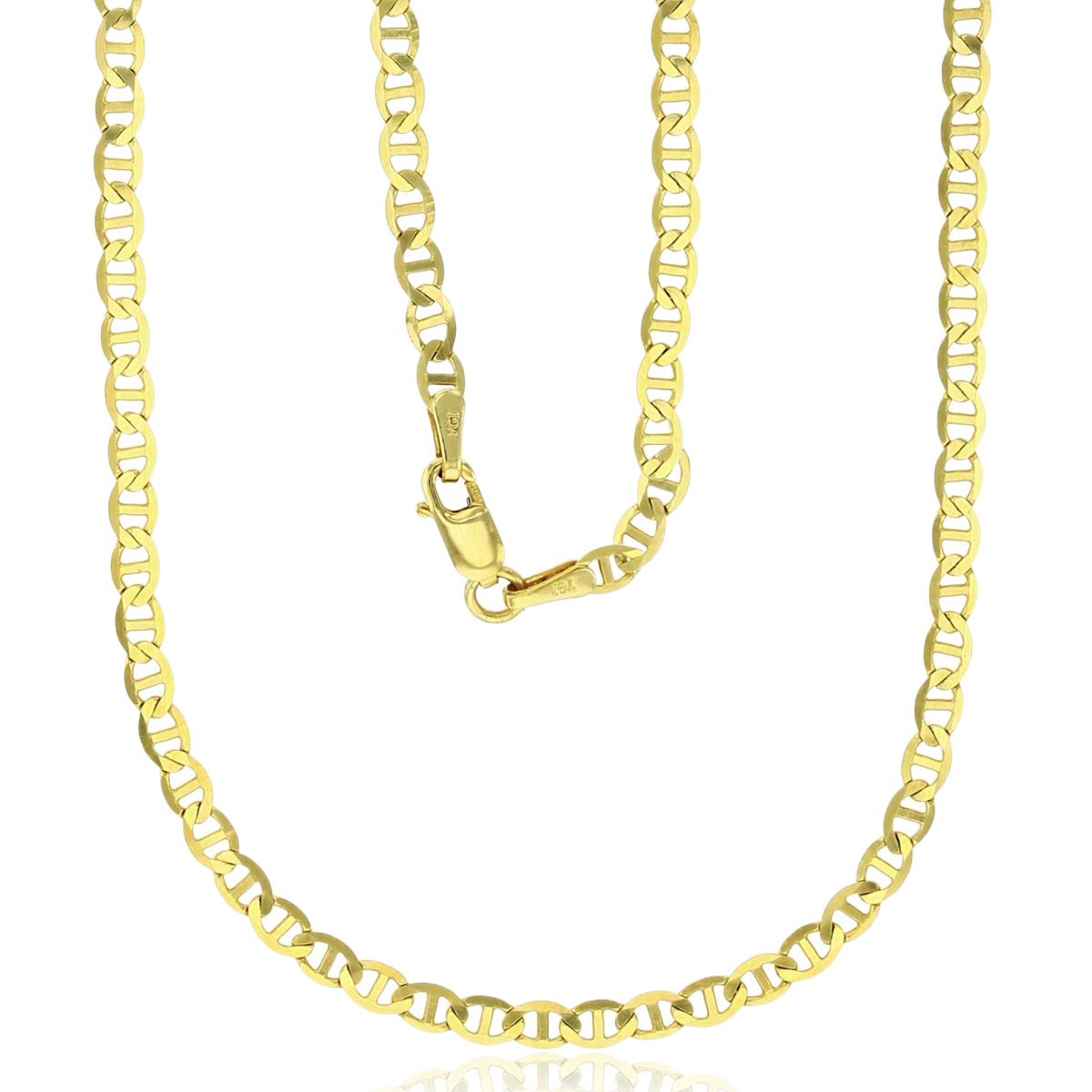 Real 14k Gold Mariner Chain - 3mm