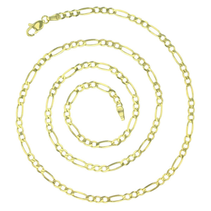 Real 14k Gold Figaro Chain - 3mm