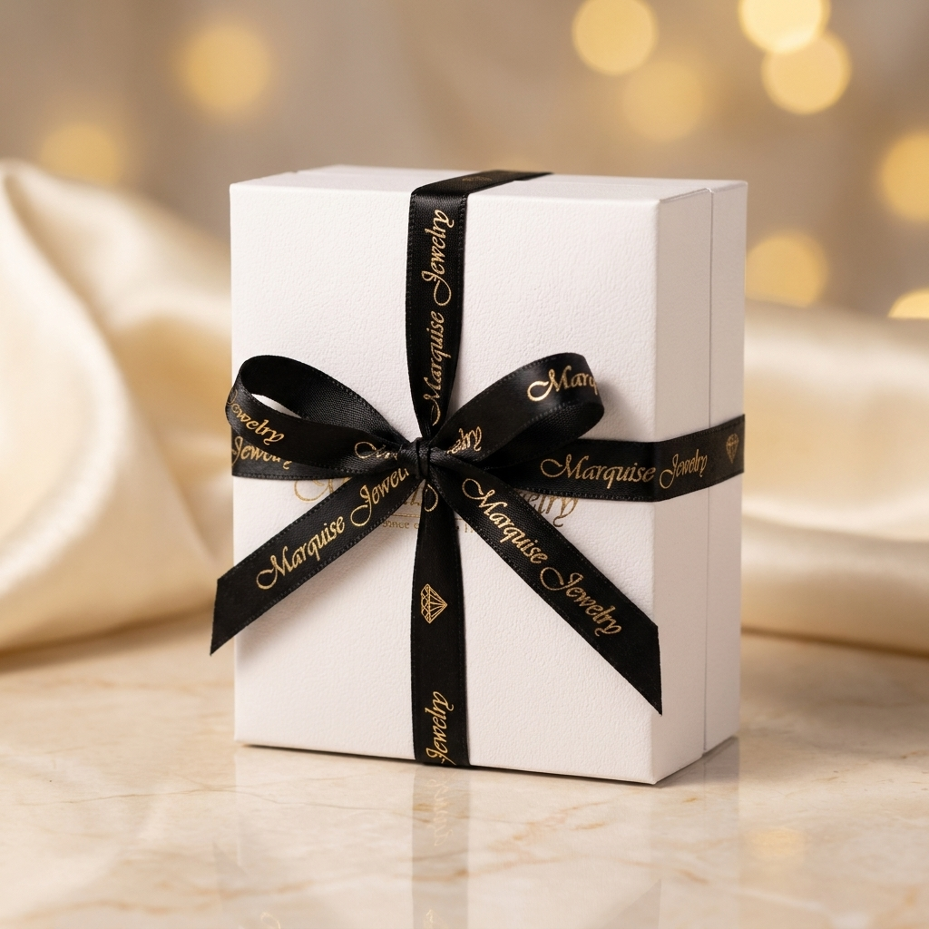 Marquise Jewelry Signature Case + Wrapping