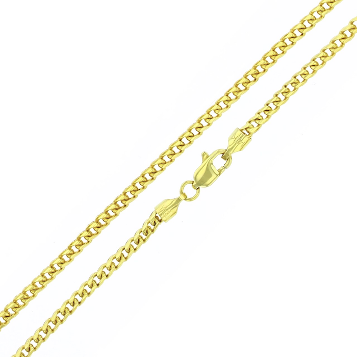 Real 14k Gold Franco Chain - 2.5mm