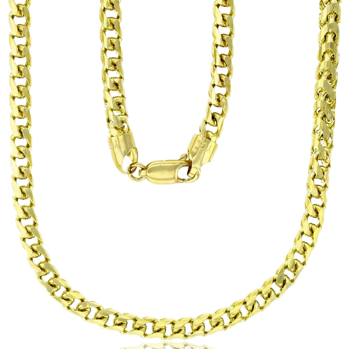 Real 14k Gold Franco Chain - 5mm