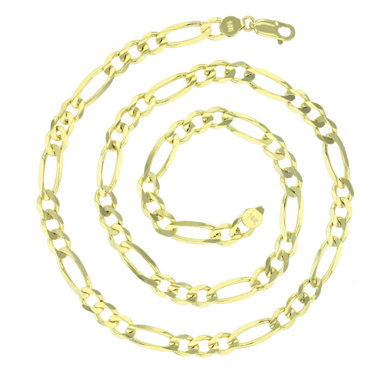 Real 14k Gold Figaro Chain - 7mm