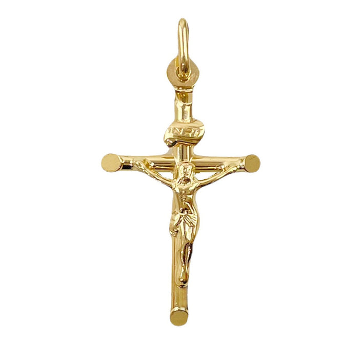 14k Gold Crucifix Pendant