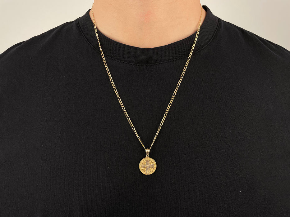 14k Gold San Benito (Saint Benedict) Necklace